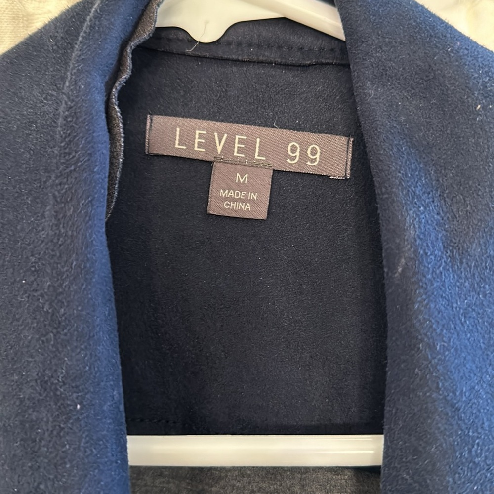 HP!⭐️ Level 99 navy blue Moto jacket - Picture 3 of 6